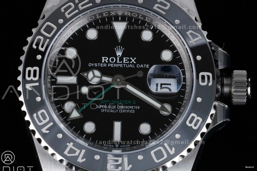 GRNR ARF Jubilee Edition New 126710 Ceramic Best Black Bracelet Bruce on GMT-Master 1:1 SH3285 Wayne V2 904L II Gray 1116